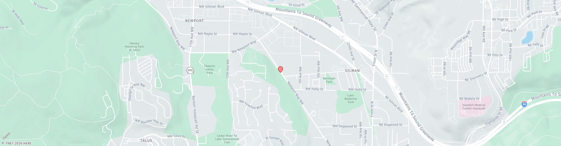 Location Map: 710 NW Juniper St. Issaquah, WA 98027